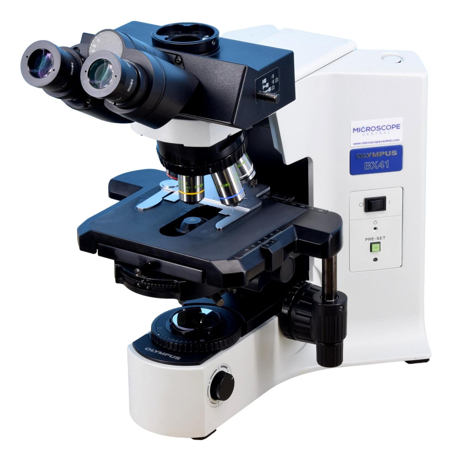 Olympus BX41 Phase Contrast Trinocular Microscope