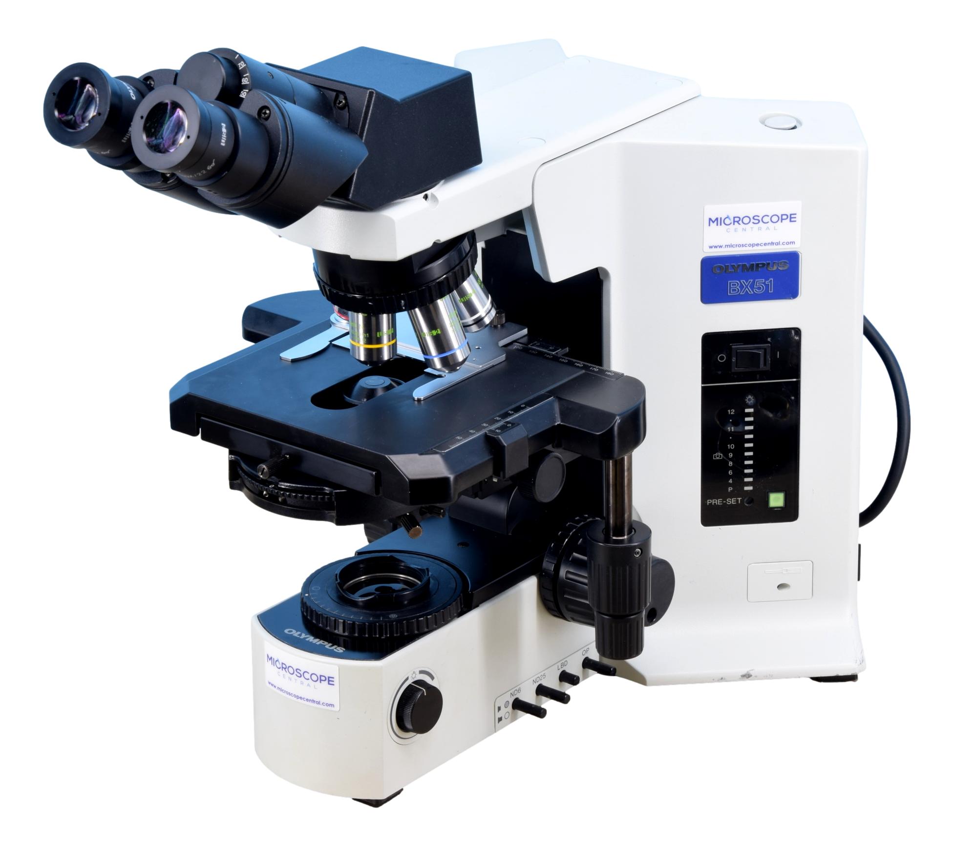 Olympus BX51 Phase Contrast & Darkfield Microscope