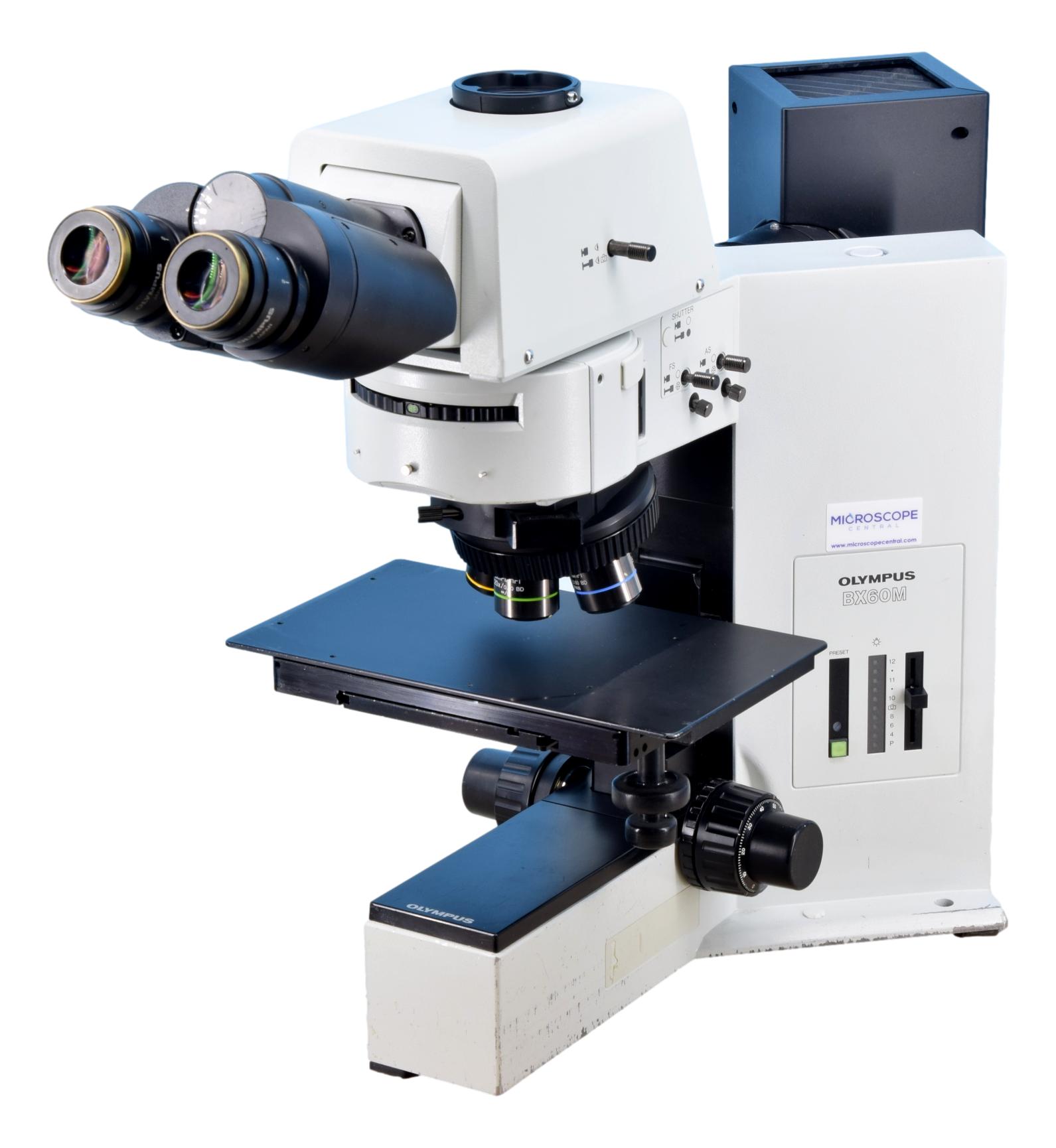 Olympus BX60M Reflected Light Brightfield & Darkfield Microscope ...