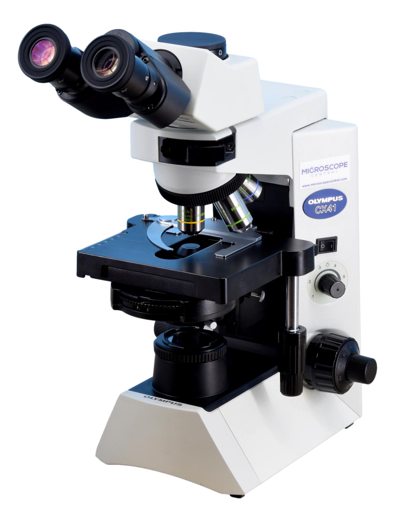 Olympus CX41 Phase Contrast & Darkfield Microscope - Trinocular