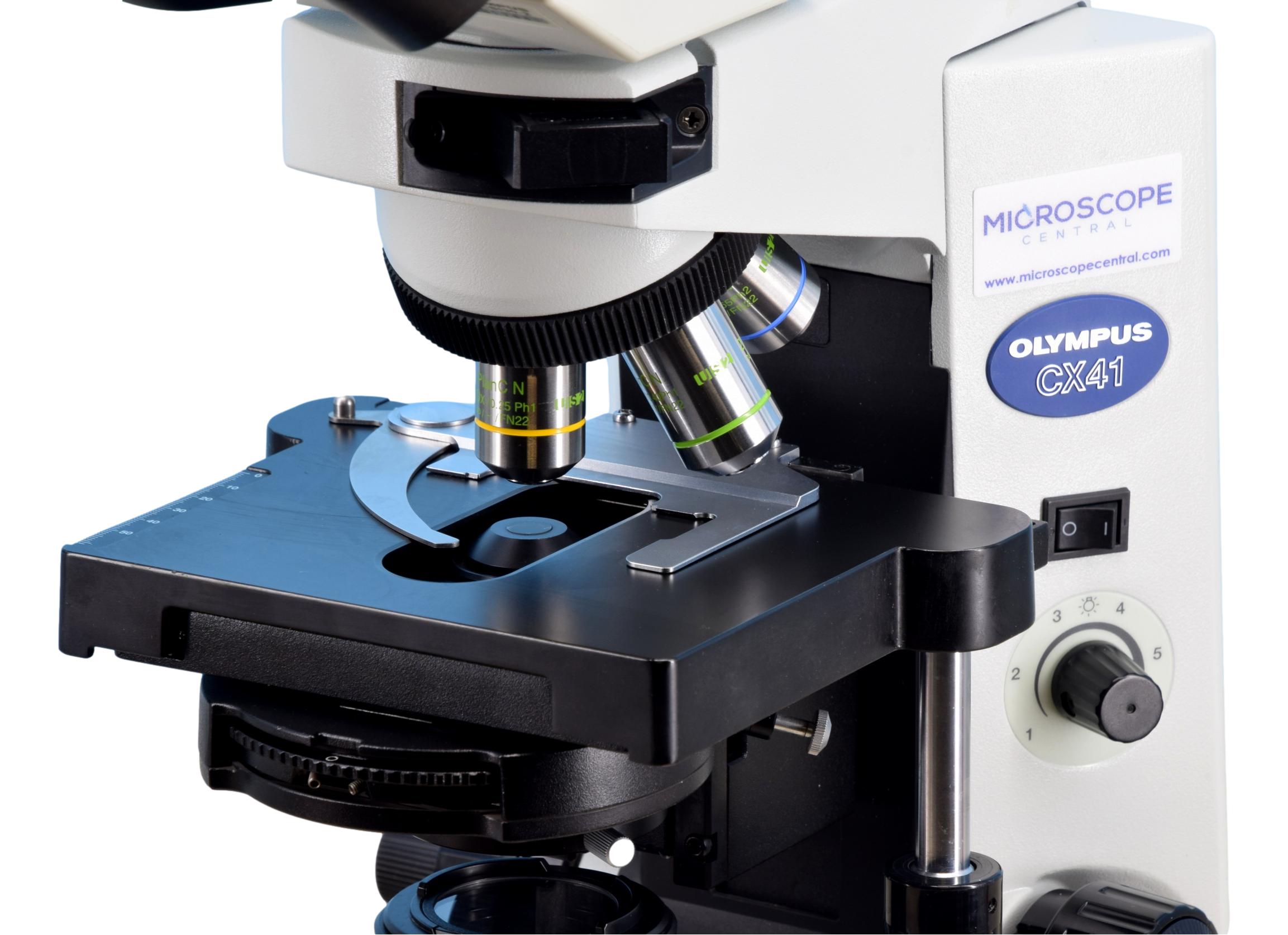 Olympus CX41 Phase Contrast & Darkfield Microscope – Microscope Central