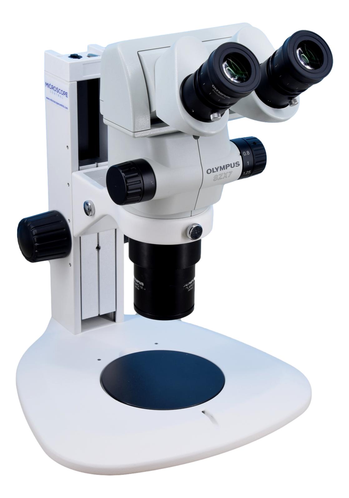 Olympus SZX7 Stereo Microscope 0.8x - 5.6x on Plain Stand