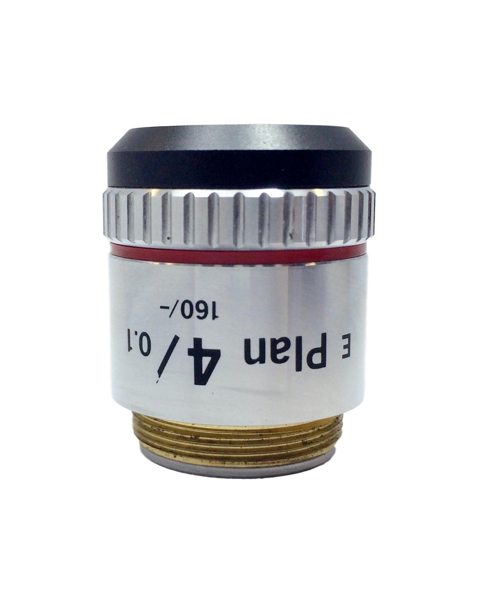 Nikon E Plan 4X Microscope Objective – Microscope Central