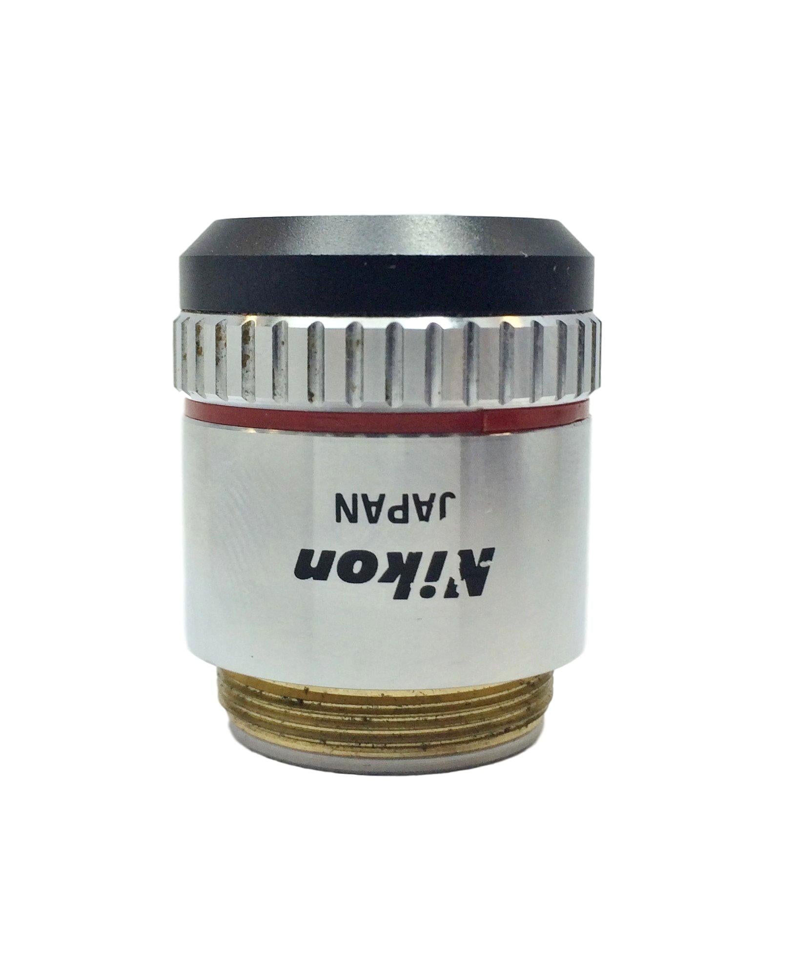 Nikon E Plan 4X Microscope Objective – Microscope Central