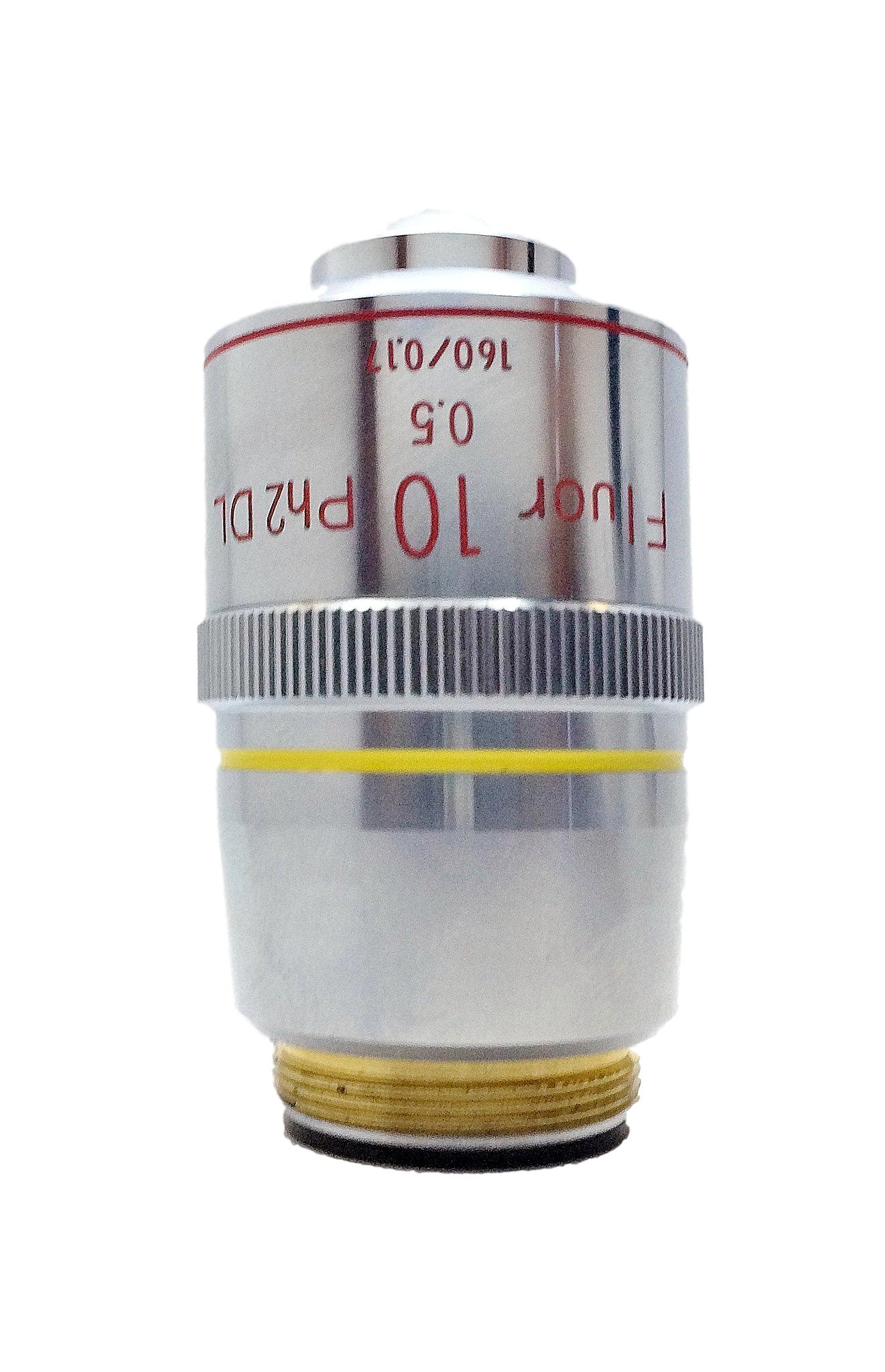 Nikon Fluor 10X Ph2 DL Phase Microscope Objective