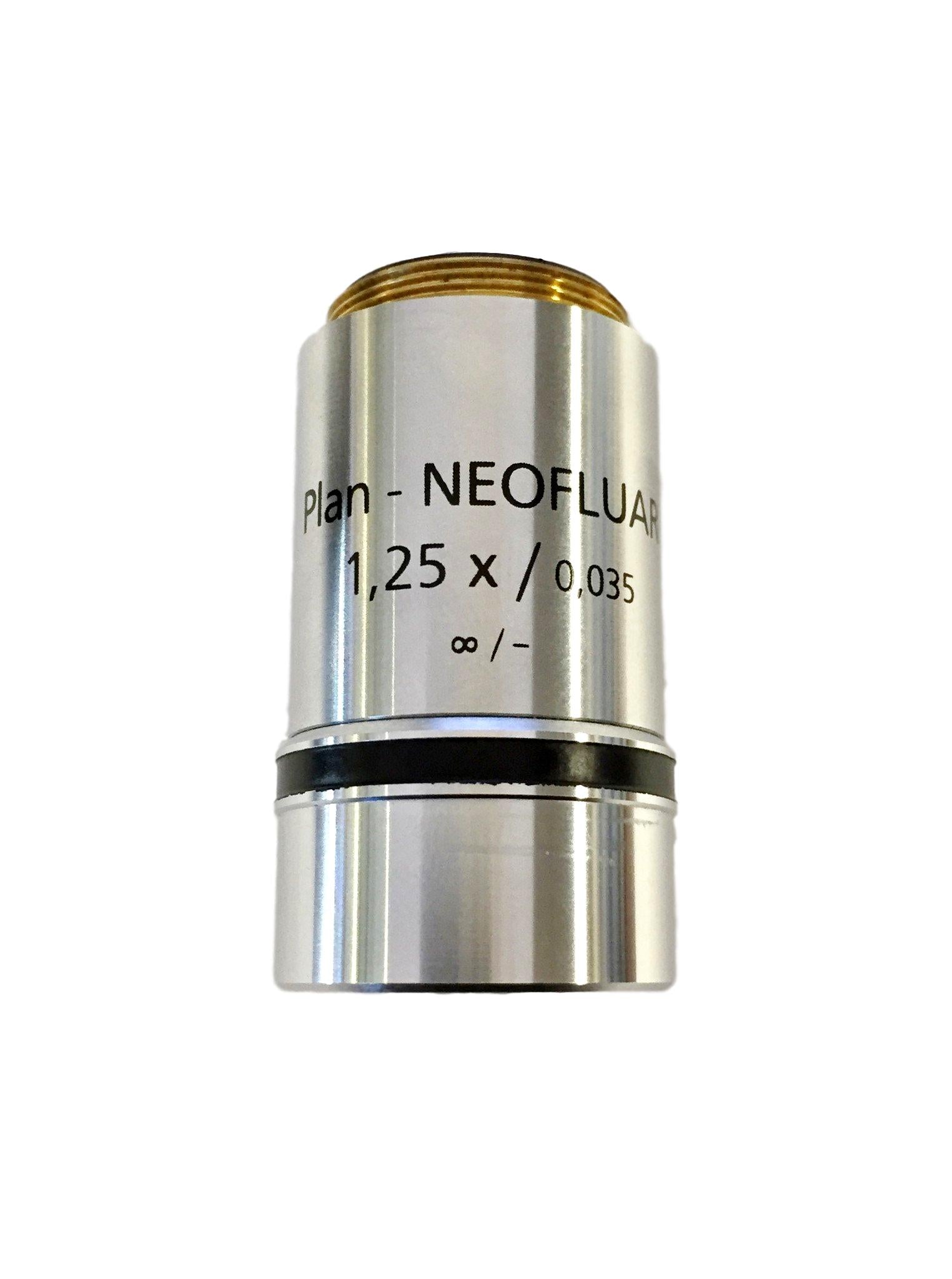 Zeiss Plan-NeoFluar 1.25x/0.035 NA Infinity Corrected Microscope