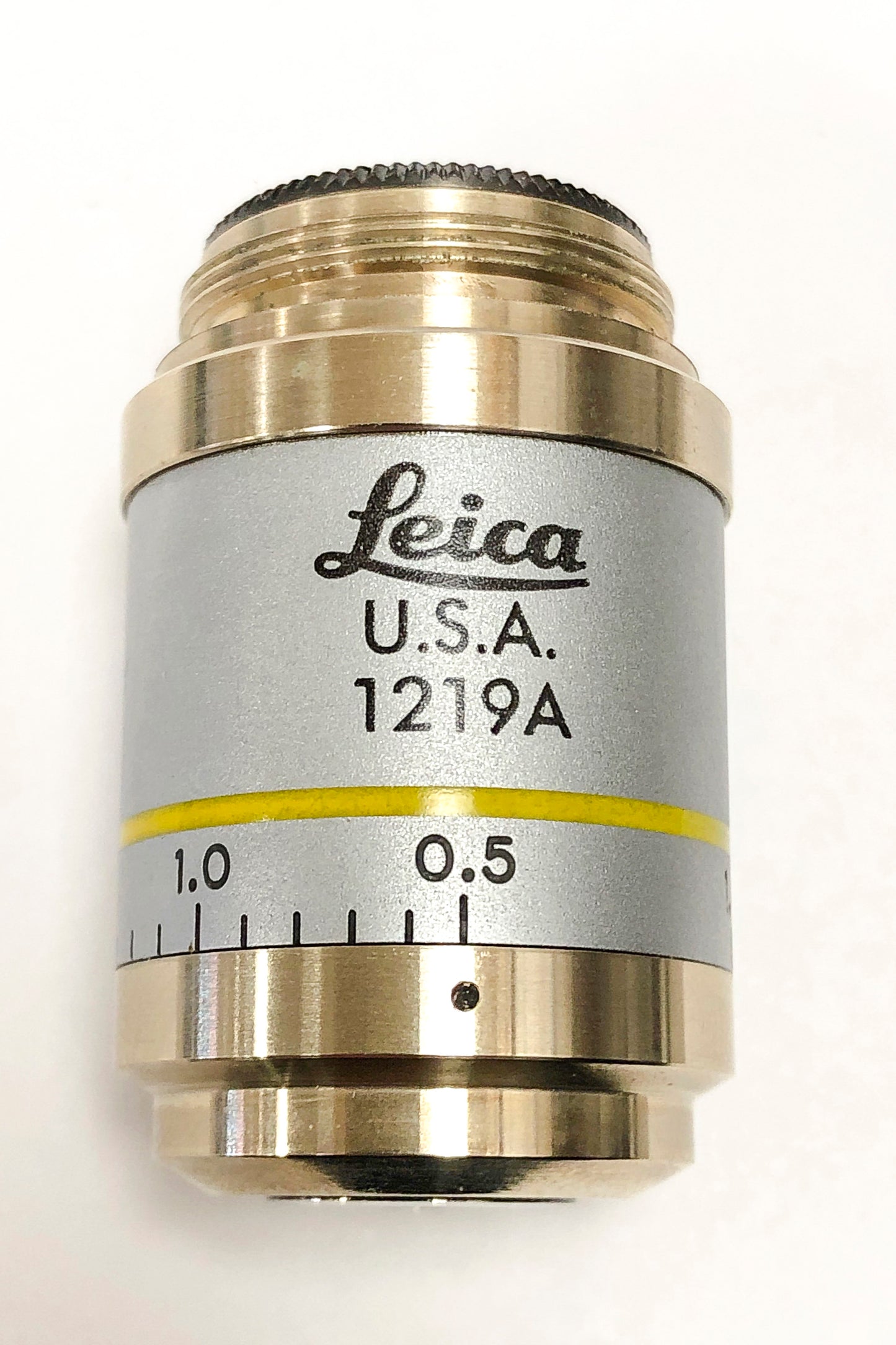 Leica / American Optical #: 1219A  45x Phase Contrast, LWD Correction-Collar .5-1.5mm, N.A. 0.66