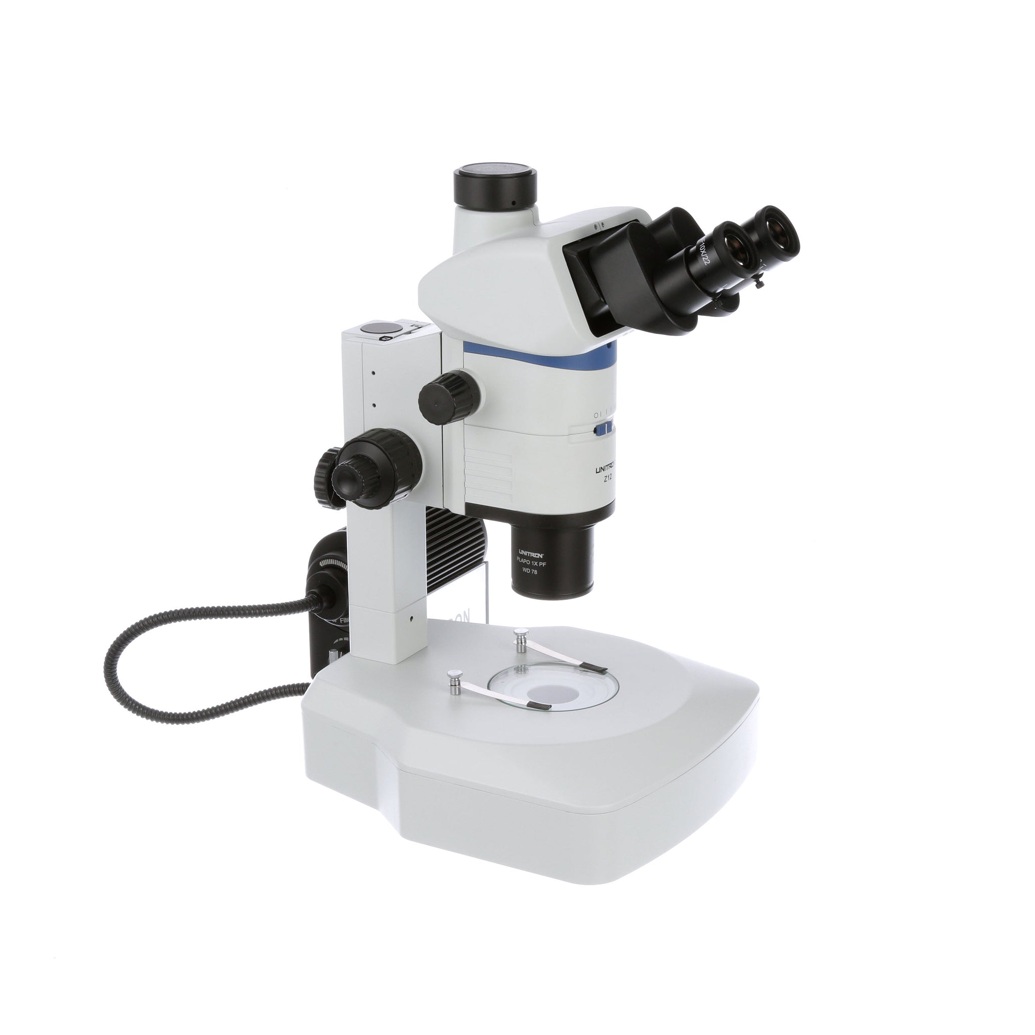 Diascopic Microscope Unitron Z12 Stereo Zoom Microscope on Diascopic Stand 6.3x - 80x ...