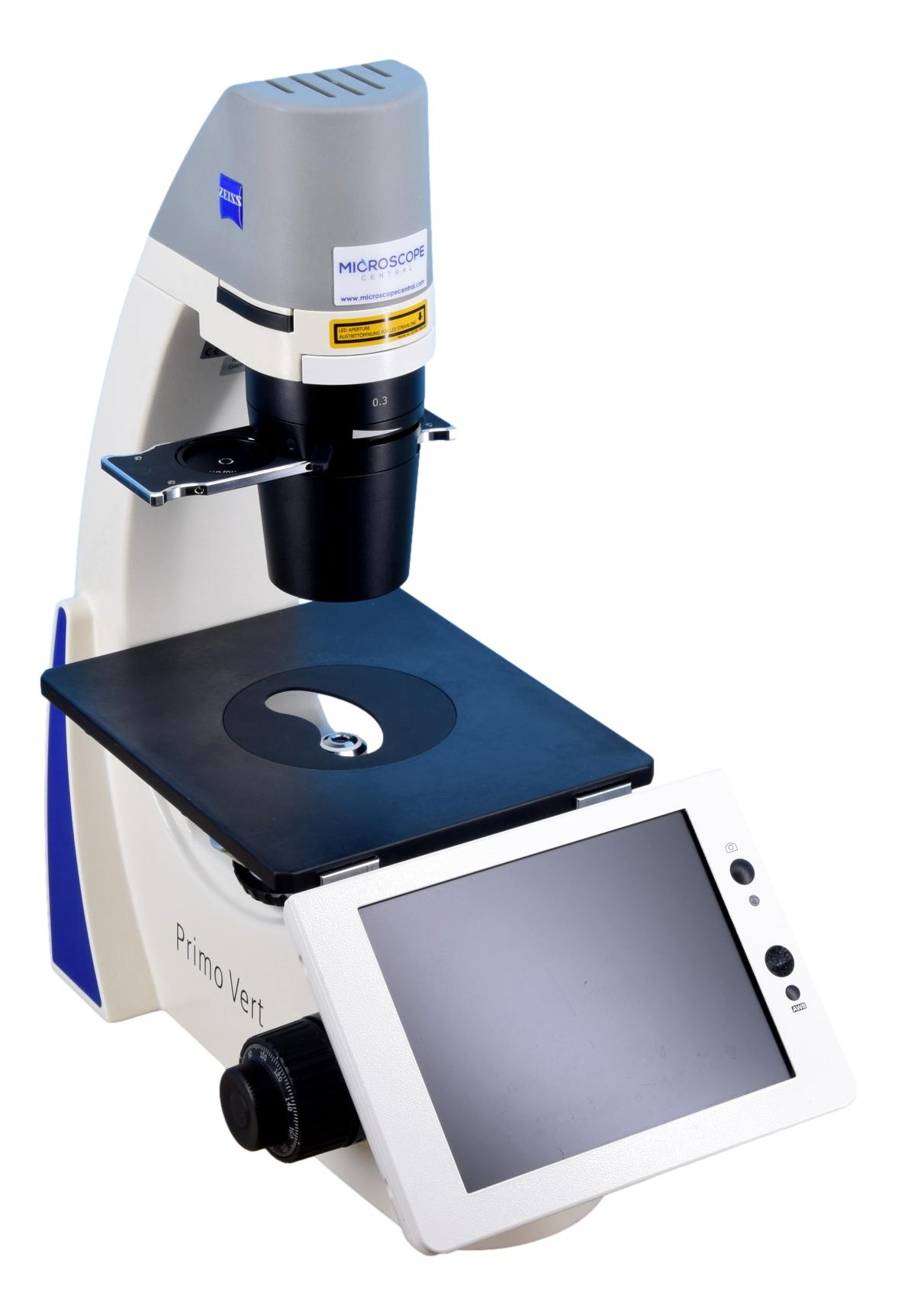 Zeis Inverted Microscope Zeiss PrimoVert With Integrated Screen Microscope – Microscope Central