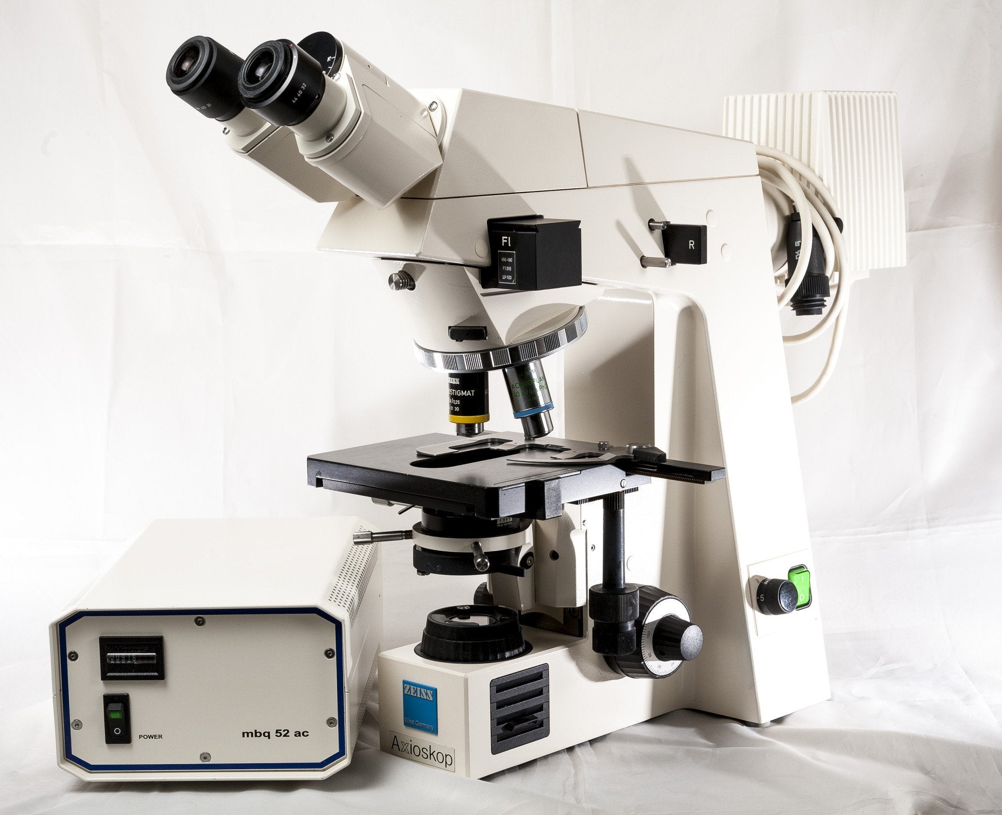 Zeiss Axioskop Fluorescence Phase Contrast Microscope