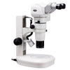 AmScope 8X-80X CMO Trinocular Zoom Stereo Microscope with Dual Illumination and Adjustable Head