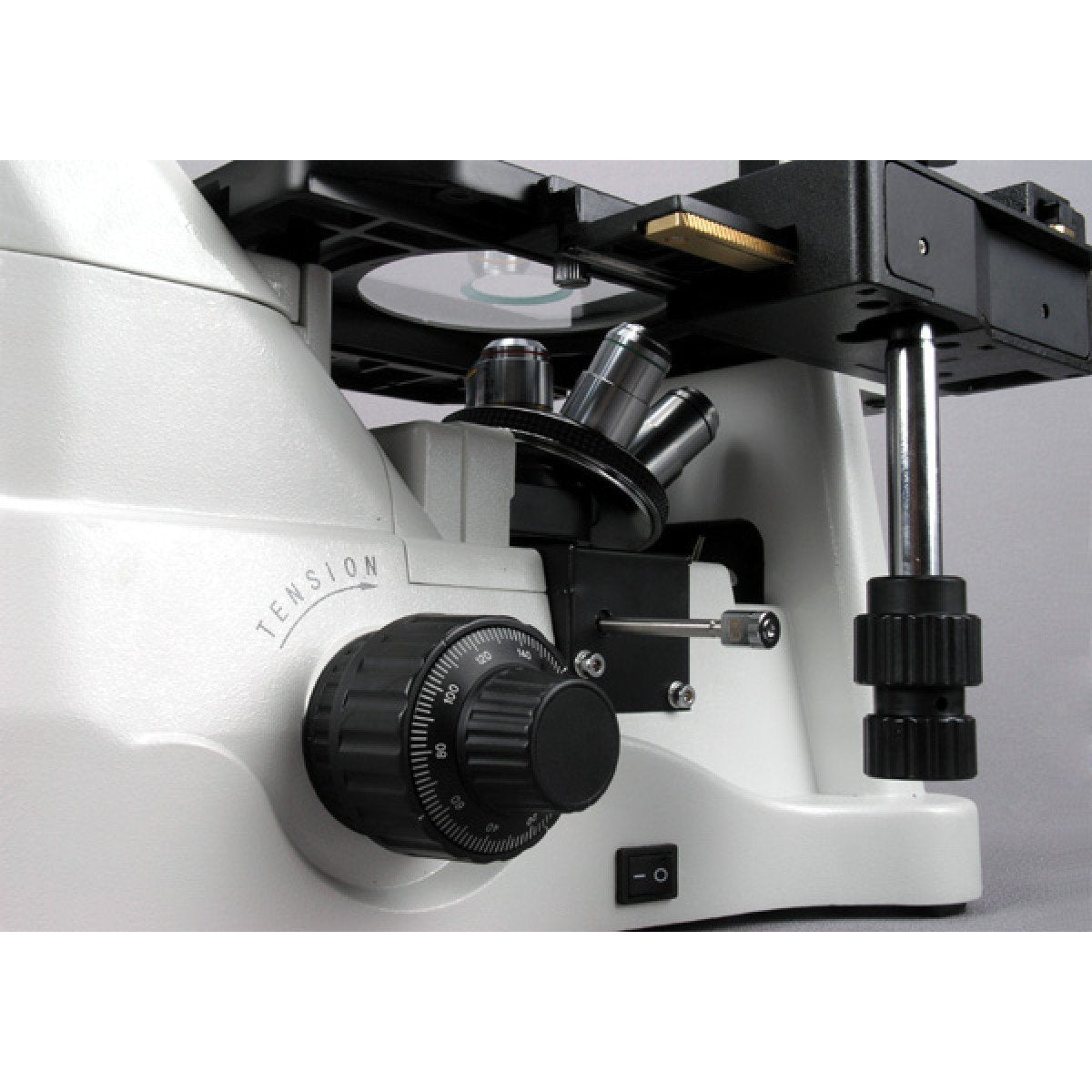 AmScope 1500X Phase Contrast Inverted Fluorescence Microscope + Fluo C ...
