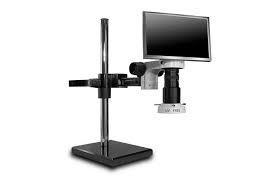 Scienscope MAC2-PK5-E2D HD Macro Zoom Video System -  Camera & Monitor with LED Ring Light on Gliding Arm Boom Stand