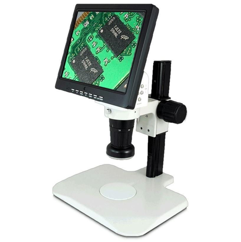 Photo Video Microscope Digital Zoom Video Microscope On Plain Stand – Microscope Central