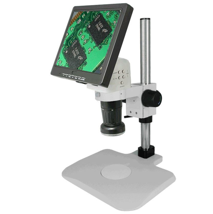 Digital Zoom Video Microscope On Post Stand