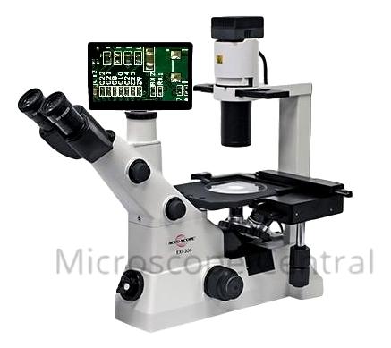 Accu-Scope EXI-300 Inverted Phase Contrast Digital Microscope Package
