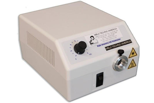 Meiji FL-5000-US-B1 LED Fiber Optic Power Supply - Microscope Central
 - 1