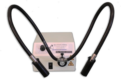 Meiji FL-5000-US-DG Dual Arm LED Fiber Optic Illuminator - Microscope Central
 - 2