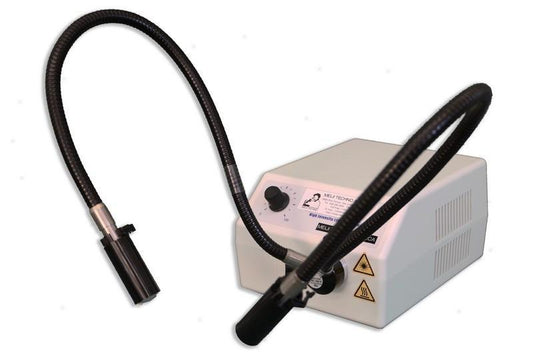 Meiji FL-5000-US-DG Dual Arm LED Fiber Optic Illuminator - Microscope Central
 - 1