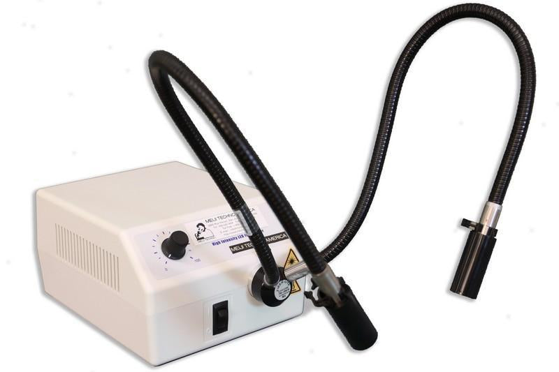 Meiji FL-5000-US-DG Dual Arm LED Fiber Optic Illuminator - Microscope Central
 - 3
