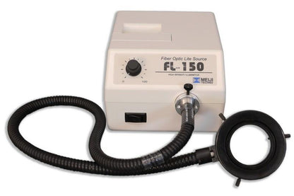 Meiji FL152 Annular 150W Fiber Optic Illuminator - Microscope Central
 - 2
