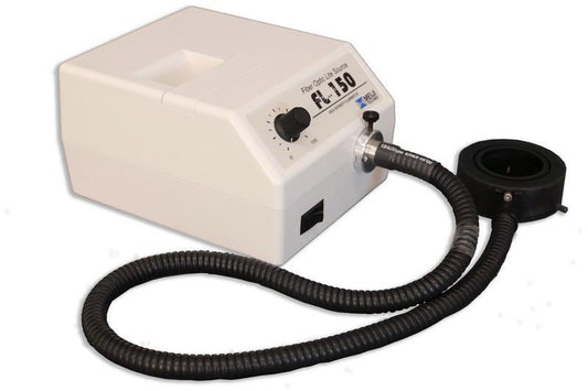 Meiji FL152 Annular 150W Fiber Optic Illuminator - Microscope Central
 - 1