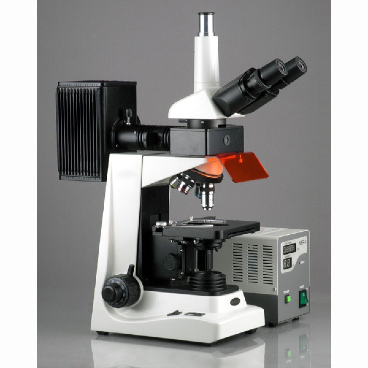 AmScope 40X-1600X Trinocular EPI Fluorescence Microscope - FM320TA