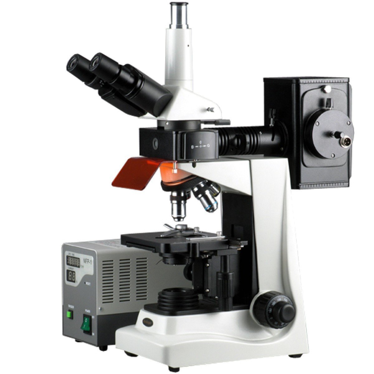 AmScope 40X-1600X Trinocular EPI Fluorescence Microscope - FM320TA