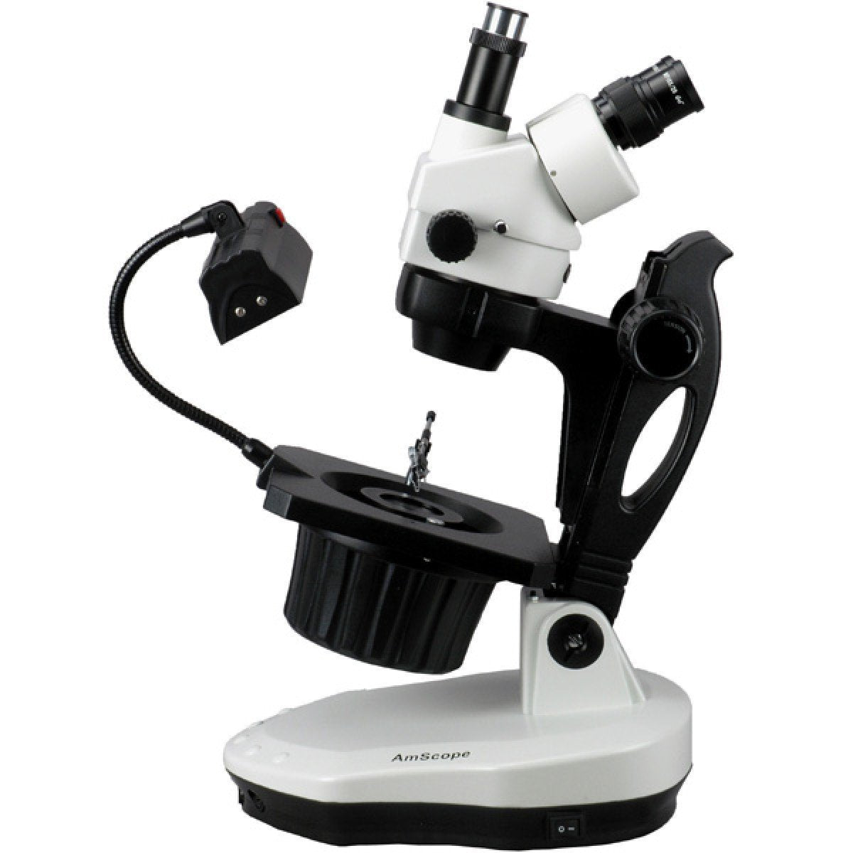 AmScope 3.5X-90X Advanced Jewel Gem Microscope + 8MP Camera
