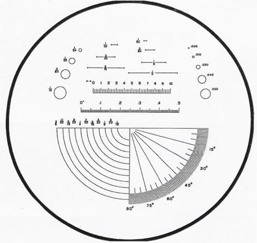 Standard Comparator Reticle KR-811 – Microscope Central