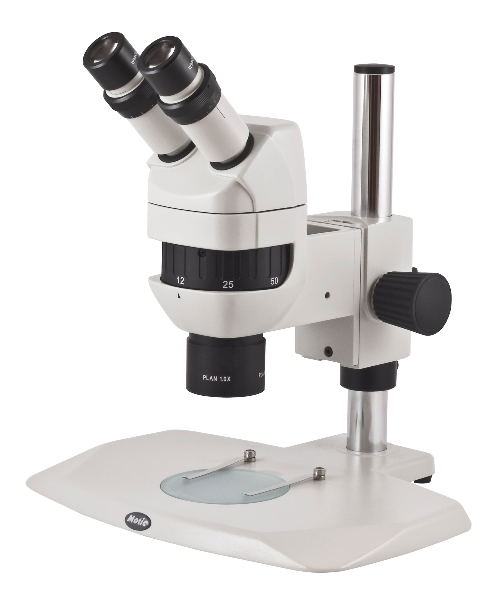 Motic K-401P Stereo Microscope On Plain Stand