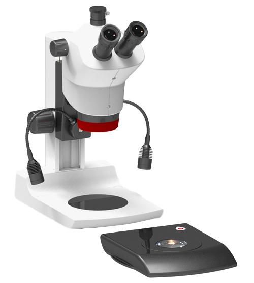 Labomed Luxeo 6Z Stereo Zoom Microscope on LED Stand