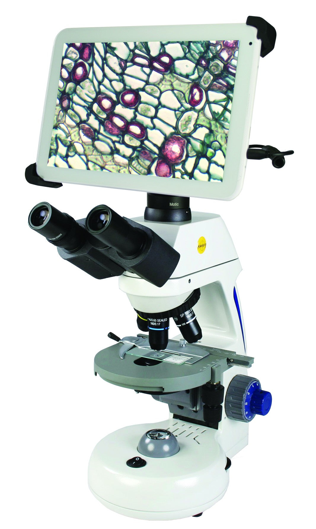 Swift M10T-BTW2 Digital Compound Microscope  w/ 10" Tablet