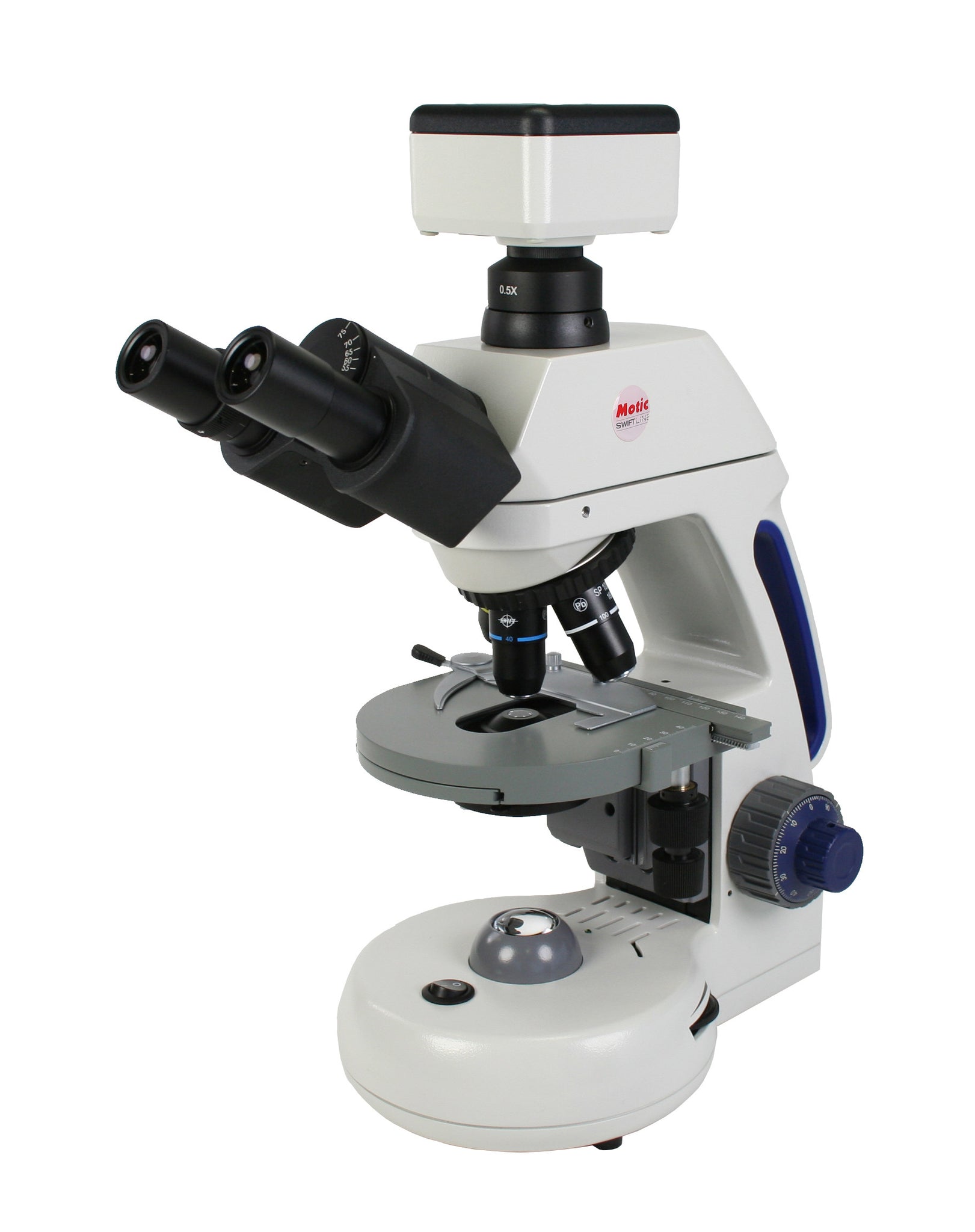 Swift M17T-HD-MP Phase Trinocular LED Microscope with Integrated HD Camera