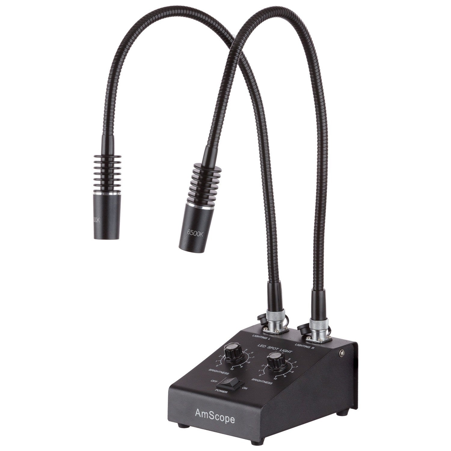 Dual Gooseneck Microscope Illuminators | LED & Halogen – Microscope Central