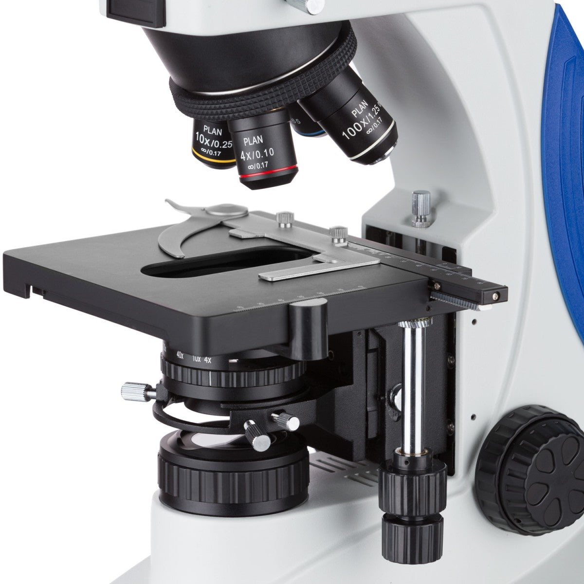 AmScope 40X-1000X Plan Infinity Kohler Laboratory Research Microscope with HDMI Camera & HD Monitor