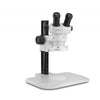 Scienscope ELZ-PK2-FR Mini Stereo Zoom Binocular Microscope - On ErgoTrack Stand with  Fluorescent Ring Light