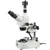 AmScope 10X-60X Darkfield Jewelry Gem Microscope + 1.3MP Camera