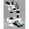 AmScope 3.5X-90X Jewelry Gem Zoom Stereo Microscope with Dual Halogen Lights