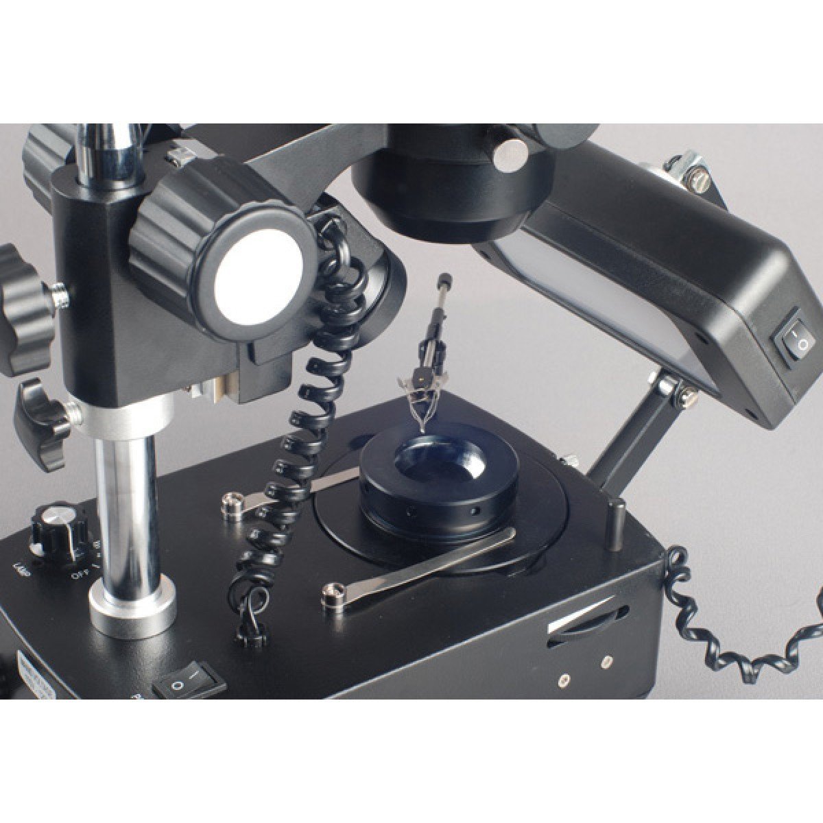 AmScope 5X-80X Jewelry Gem Trinocular Stereo Microscope with Three