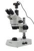 AmScope 3.5X-90X Jewelry Gem Stereo Microscope + Dual Halogen + 9MP USB Camera