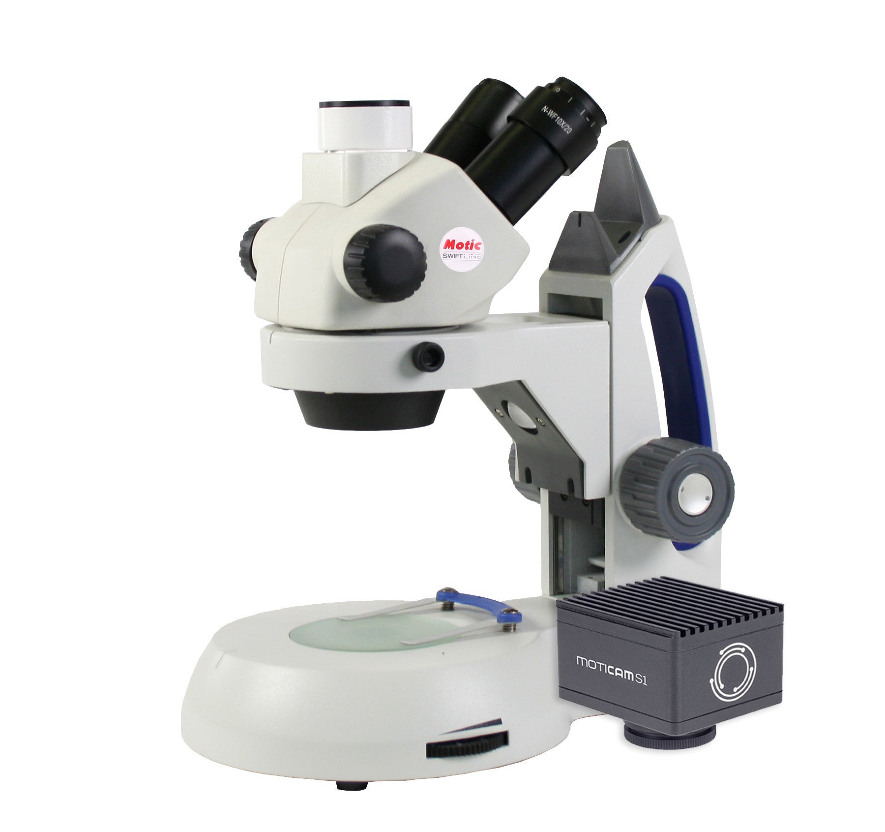 Swift SM105 Zoom Stereo Microscope (1X-3X) 1.2MP Camera Bundle ...