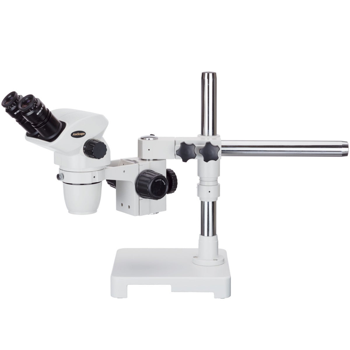 AmScope 6.7x-45x Stereo Zoom Microscope with Single-Arm Boom Stand