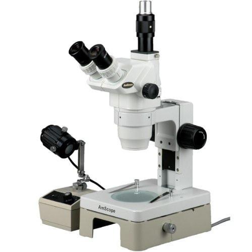 AmScope 6.7X-180X Trinocular Zoom Stereo Embryo Transplant Microscope