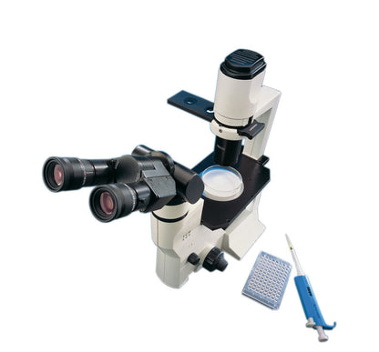 Labomed TCM 400 Inverted Phase Contrast Fluorescence Microscope
