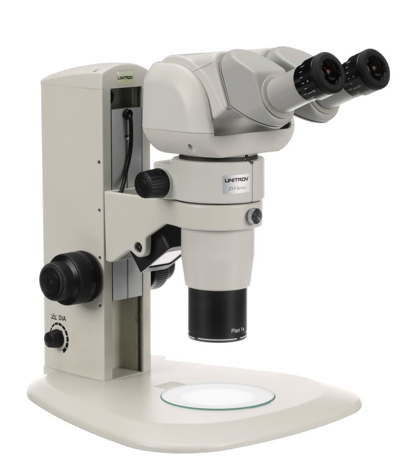 Unity M Microscope Unitron Z8 Zoom Stereo Microscope Series on Plain Focusing Stand ...