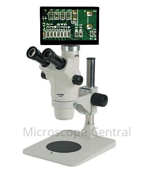 Unitron Z650HR Pole Stand Digital Stereo Microscope 0.6x - 5.0x