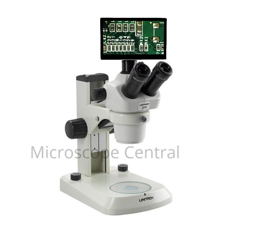 Unitron Z730 E-LED Stand Digital Stereo Microscope 0.7x - 3.0x