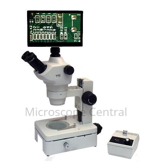 Unitron Z850 Diascopic Stand Digital Stereo Microscope 0.8x - 5.0x